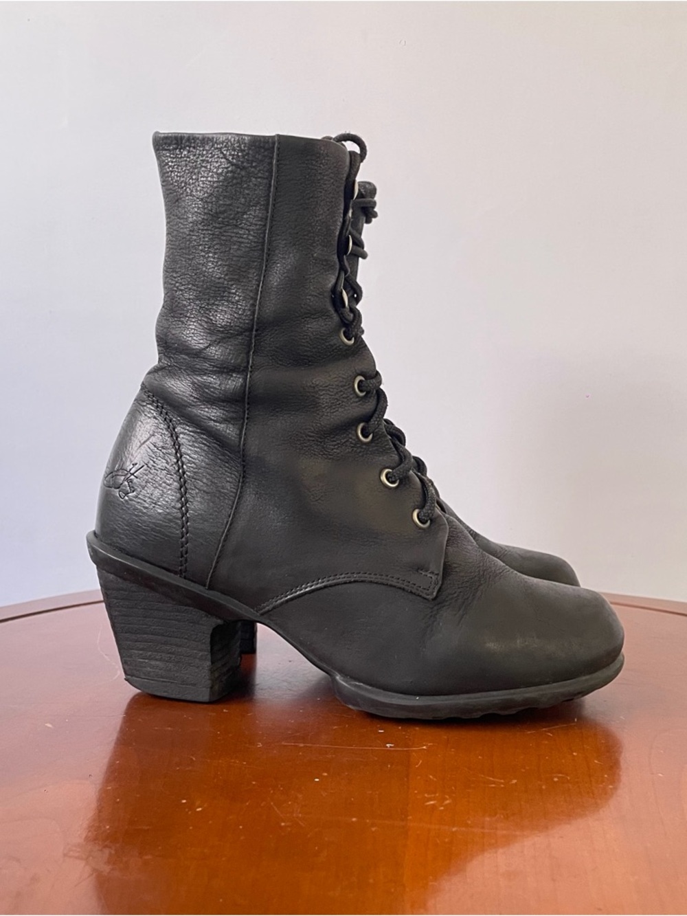 John Fluevog Hopeful Serene Leather Lace-up Boots | US 6